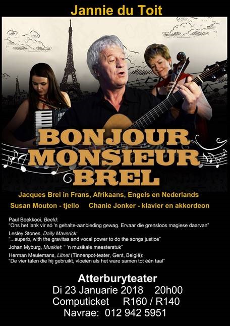 Bonjour Monsieur Brel: A Multilingual Musical Journey in Hermanus - Festivals and Events in Hermanus